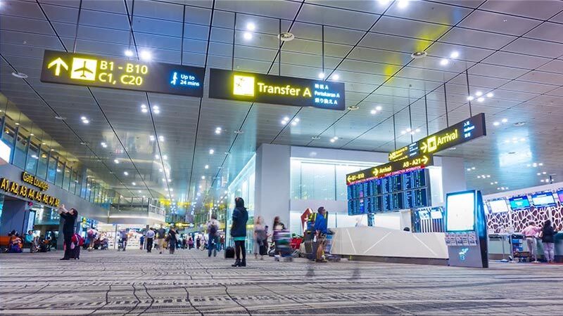 image of a busy airport